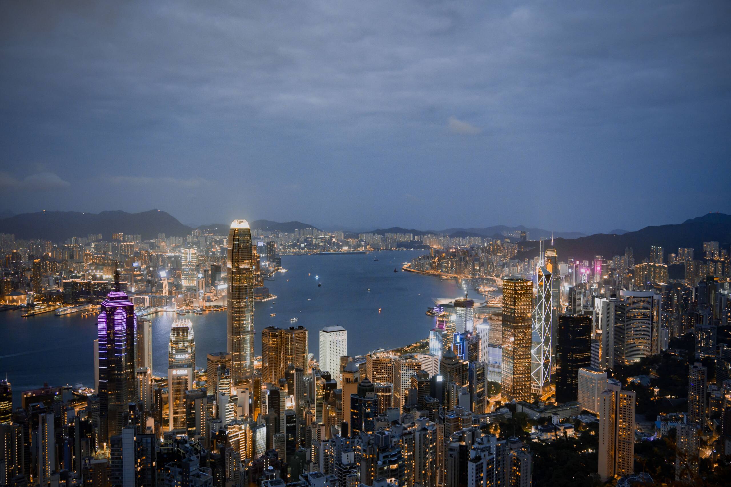Hong Kong harbour